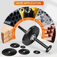 THINKWORK Inside Pipe Cutter for PVC Pipe, Tool Set with 4 inch, Black