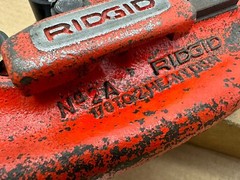 RIGID 2A Heavy Duty No. 1-2 Pipe Cutter Tool 1/8 in To 2&rdquo; Good Shape