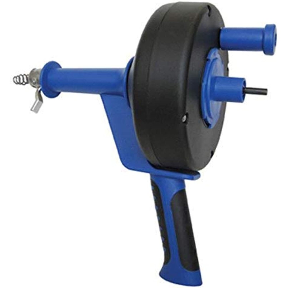 Cobra 86250 1/4-Inch by 25-Feet Pistol Grip Power Drum Auger