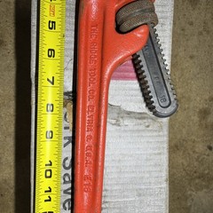 New Old Stock RIDGID Offset Pipe Wrench, E-18, Heavy Duty USA Made