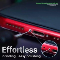Screw Extractor Set Phone Repair Bits High-strength Steel Alloy Tool Steel
