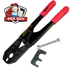 PEX GUY 1/2&Prime; & 3/4 COMBO Crimp Tool for PEX Tubing