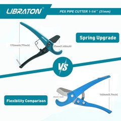 Libraton Pex Cutter 31mm Pex Pipe Cutte PEX Tube Cutter 1.2Inch PEX Pipe Cutting