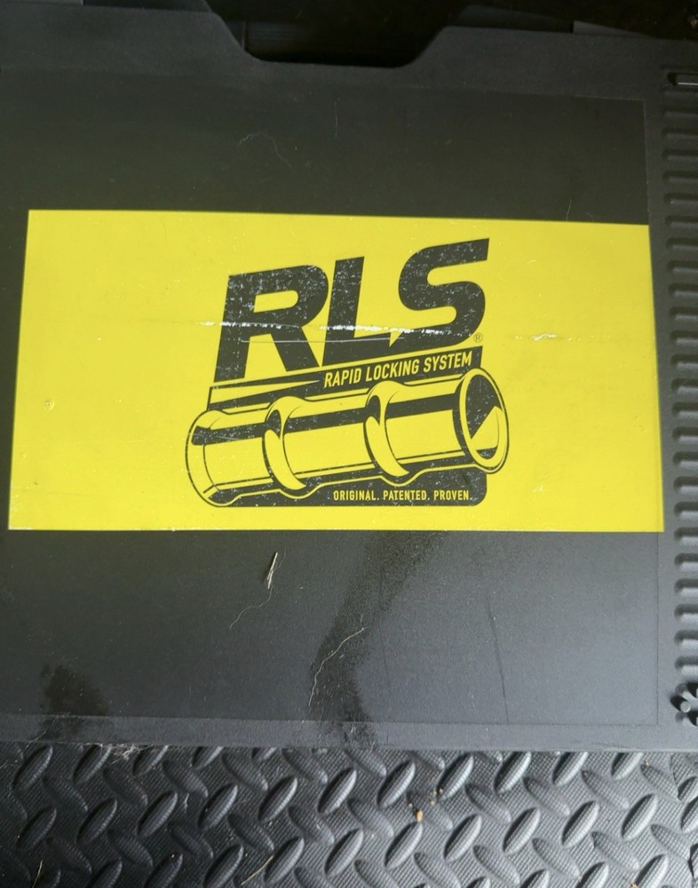 RLS Rapid Locking System Press Jaw Kit w/ Case, RIDGID Cutter & Accessories