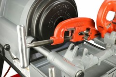 Reconditioned RIDGID&reg; 1822-I Auto Chuck Pipe Threader with 815A HSS Dies & Cart