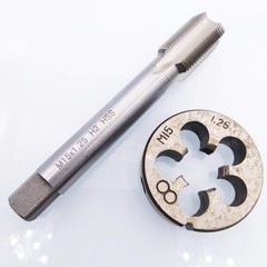 HSS M15 x 1.25mm Tap And Die Metric Thread Right Hand High Speed Steel Tool