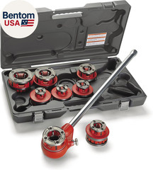 36475 Exposed Ratchet Threader Set, Model 12-R Ratcheting Pipe Threading Set of
