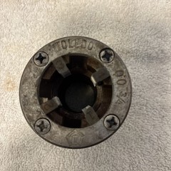 Toledo 00 Ratcheting Head Pipe Threader with Handle and Left Hand Thread 3/4 Die