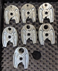 Klauke RLS Zoomlock Press Tool W 7 Jaws Kit 1/4&Prime; -1 1/8&Prime; Refrigerant MAP2LCER