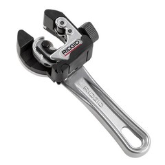 2-in-1 Autofeed Metal Tubing Cutter 1/4&Prime; to 1-1/8&Prime; Compact, Silver/Black