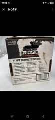 RIDGID 00-R Die Head 1&Prime; NPT Right Hand w/ 00-R Alloy Dies MPN 36900