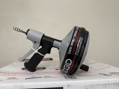 Ridgid 25ft snake cleaner auger with auto feed trigger