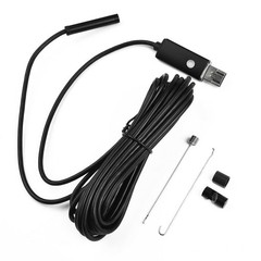 5M 7mm Waterproof Pipe Inspection Camera HD USB Sewer Drain Endoscope-Video-Cam