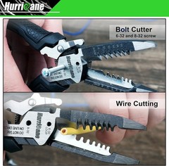 6-in-1 Wire Stripper, Crimping Tool, Wire Cutter Stripping Tool, Multifunctiona