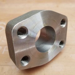 Anchor Fluid Power W3-24-24 4-Bolt Flange Pipe Socket, 48mm Bore &ndash; 38mm Bore