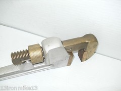 ⭐NEW⭐ Ampco W-212 Non Sparking Bronze Adjustable 14&Prime; Pipe Wrench SPARK PROOF