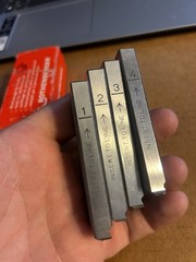 Rothenberger Threaded Dies NPT 1&rdquo;-2&rdquo; NOS Set of 4