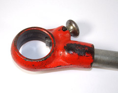 RIDGID 00R Pipe Threader Die Head Set, 1&Prime; & 3/4&Prime; with Ratchet, 00R