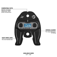 Milwaukee 49-16-2461M 1/4 &ndash; 7/8in Streamline ACR Press Jaw Kit M12