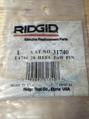 RIDGID 31740 Heel Jaw Pin, For Use With 36 in Straight Pipe Wrench