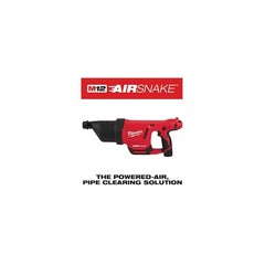 Milwaukee Tool 2572B-21 M12 Airsnake Drain Cleaning Air Gun Kit