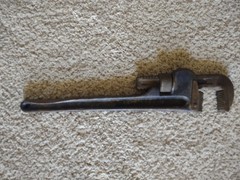 Vintage CRAFTSMAN 12&Prime; Steel Pipe Wrench 14 &ndash; MADE IN USA