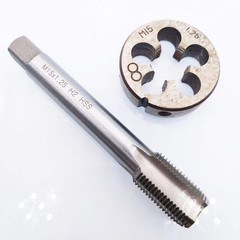 HSS M15 x 1.25mm Tap And Die Metric Thread Right Hand High Speed Steel Tool
