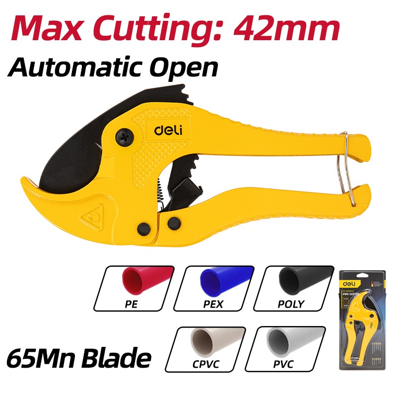 STEELITE Tools Teflon 8&Prime; Tube Cutter Max Cutting 42mm with 65Mn Steel Blade