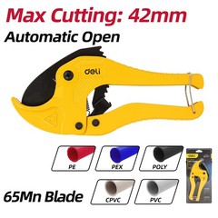 STEELITE Tools Teflon 8&Prime; Tube Cutter Max Cutting 42mm with 65Mn Steel Blade