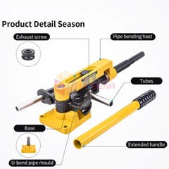SWG-25S Copper Pipe Bending Machine Manual U-type Galvanized Pipe Tube Bender