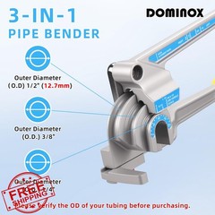 DOMINOX 3-in-1 Tube Bender 1/4-1/2&Prime;