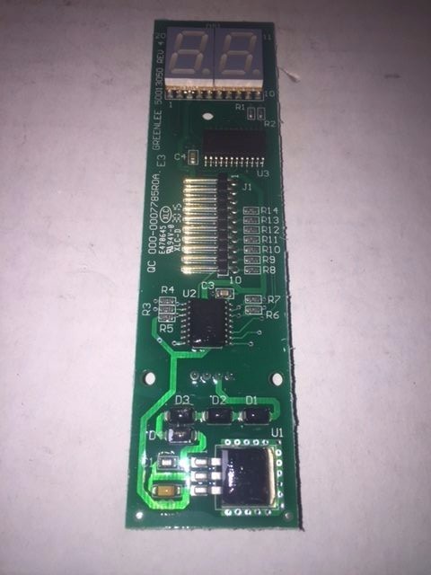 GREENLEE 555DX CONDUIT PIPE BENDER DIGITAL REMOTE PENDANT LOAD UNLOAD SWITCHPART