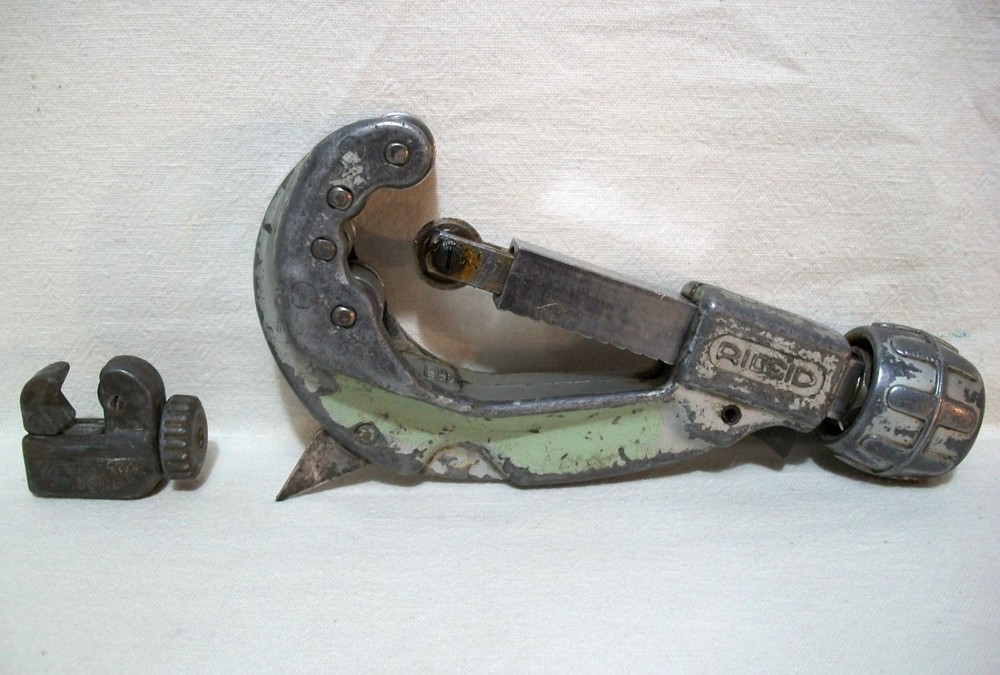 Ridgid No 205 Pipe Cutter Plus Mini Pipe Cutter U.S.A.