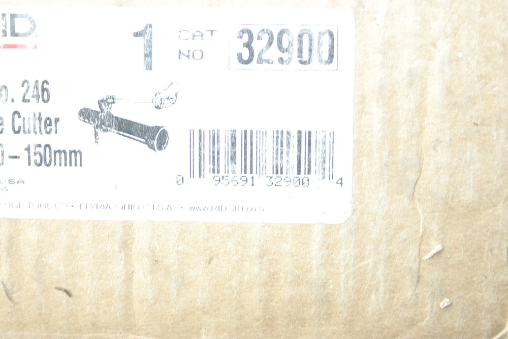 RIDGID Model No. 246 Soil Pipe Cutters, 1-1/2&Prime; &ndash; 6&Prime; Capacity NEW IN BOX!