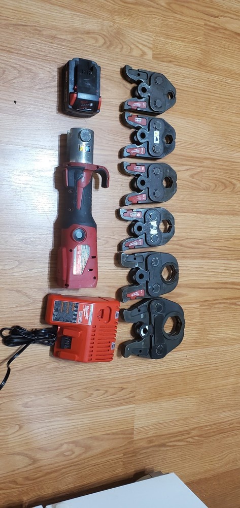 MILWAUKEE 2922-20 FORCE LOGIG PRESS TOOL 18V KIT 6 JAWS 1/2&Prime;-2&Prime;