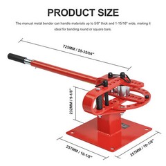 Heavy Duty 1- 3&Prime; Manual Tube Bender, Pipe Bending Machine Mounted Bender Bench