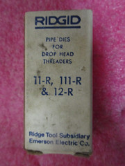 Ridgid 1-1/4&Prime; Pipe Dies Threaders 11R, 12R & 111R &ndash; 38030 Left Hand