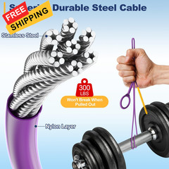 Drainsoon 35-Inch Metal Drain Snake Hair Clog Remover, Reusable Sink Purple