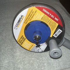 Cobra Products Pistol Grip Power Drum Drain Auger 1/4 In x 25 Ft