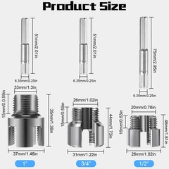 Pipe Thread Cutting Tool Integrated Internal & External Pipe Threading Tool E&hellip;