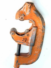 Ridgid No. 4-S Heavy Duty Pipe Cutter, 2&Prime; to 4&Prime; Pipe Used / Works Good #3
