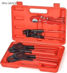 iCrimp IWS-1807CN PEX Crimping Tool Kit with PEX Crimpers, PEX Tubing Cutter