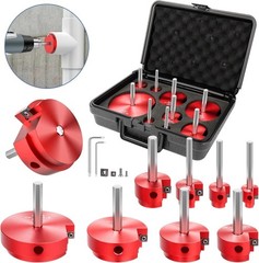 9 Pcs PVC Pipe Reamer Kit, PVC Fitting Saver, Reamer Fit into Standard 1/2