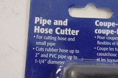 Plumb Pak PP840-37 Pipe & Hose Cutter 1-1/4 in Max Pipe Stainless Steel Blade