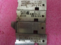 Ridgid 50925 1/2&Prime; -3/4&Prime; 37 1/2 DEG (RH) High Speed Alloy Steel 515 Pipe Dies