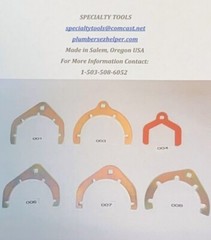 Shower Drain Wrench 6 tab Sioux Chief 827 shower drain 3 3/8&Prime; nuts&rsquo; 5062-006