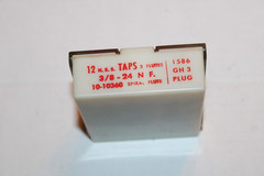 Union Butterfield 1010360 STRAIGHT FLUTE HSS HAND TAP 3/8-24NF &ndash; QTY OF 11 NEW