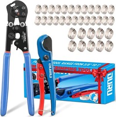 2 IN 1 Pex Crimping Tool Cinch and Remove Combo Function from 3/8&Prime; to 1&Prime;