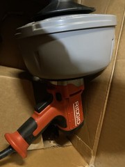 Ridgid K-45AF AutoFeed Drain Cleaner Machine, 5/16 x 25&prime; Cable w/ Drum 35473
