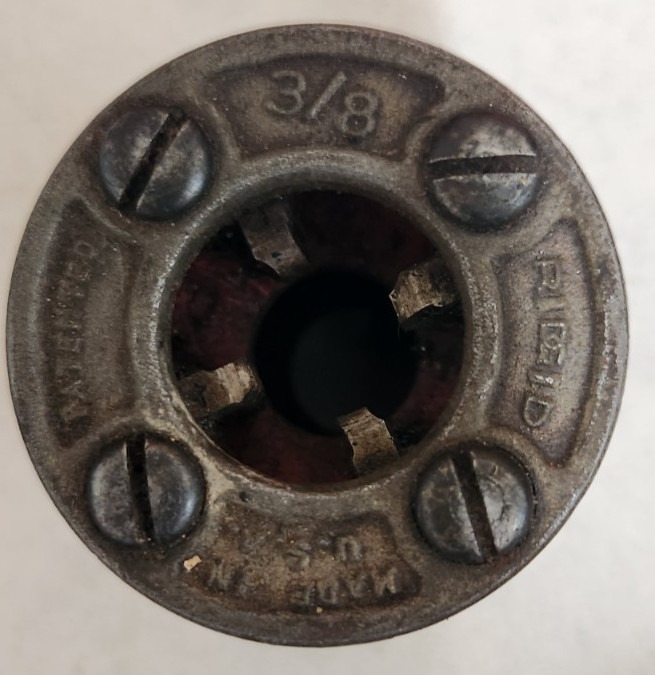 RIDGID PIPE THREADER DIE HEAD OO-R 3/8&rdquo; NPT #36885